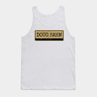 Aliska text black retro - Doug Sahm Tank Top